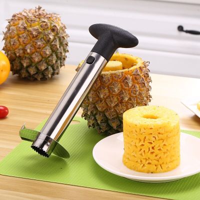 1pcs Pineapple knife peeling stainless steel peeling and meat cutting pineapple core peeler kitchen accessories Graters  Peelers Slicers