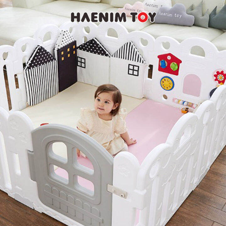Haenim Toy (Korea) Baby Play Yard + Foldable Play Mat (Made In Korea