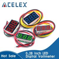 DC 0V 100V 0.28 inch LED Digital Voltmeter Voltage Meter Volt Detector Monitor Tester Panel Car 12V 24V Red Green Blue Yellow