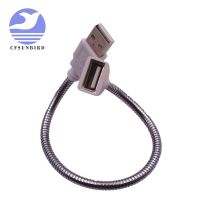 USB Male To Female Extension Cable LED Light Fan Adapter Cable Flexible Metal Hose Power Supply Cord