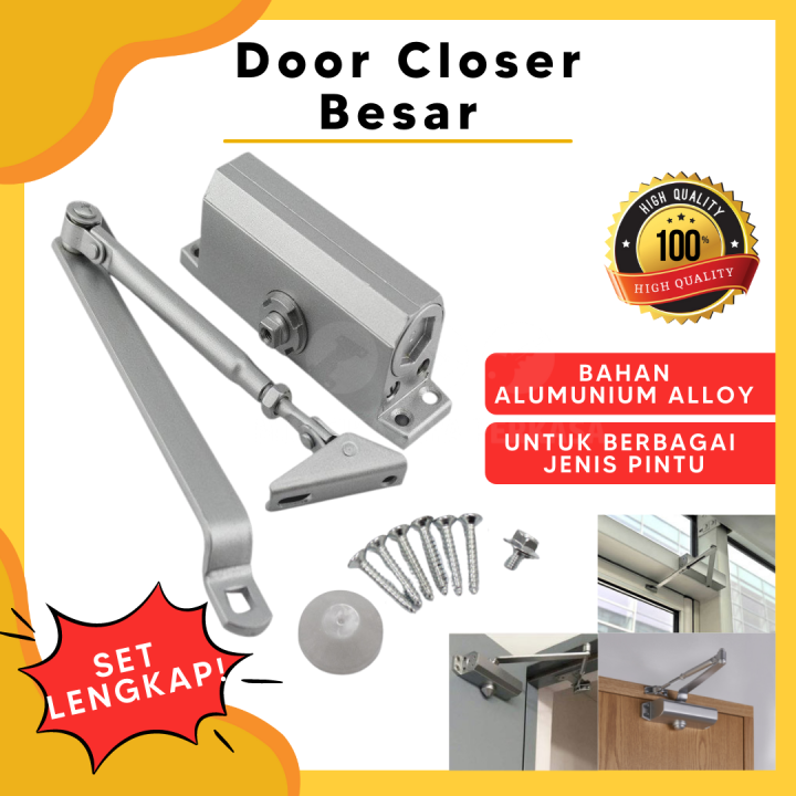 Door Closer Penutup Pintu Kayu Besar Otomatis Hidrolik Heavy Duty Pintu