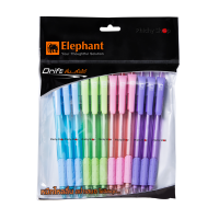 ?Elephant ปากกา ปากกาลูกลื่น ดริฟท์ โทริโอะ 0.5 น้ำเงิน จำนวน 12 ด้าม