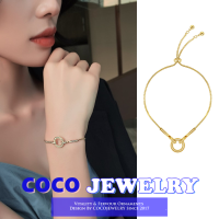 COCOJEWELRY สร้อยข้อมือรูปดาว8แฉกของผู้หญิง,เครื่องประดับมือนักเรียนทันสมัยดีไซน์แบบเฉพาะเกาหลีเรียบง่ายมีเอกลักษณ์