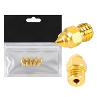 5PCS 0.4mm MK Brass Nozzle for Ender 3 S1 Pro Ender 3 S1 Plus Sprite Extruder and Original Extruder Nozzle of 3D Printer CR 6 SE