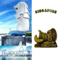 Singapore สถานที่ท่องเที่ยว แลนด์มาร์คที่สำคัญ แม่เหล็กแผ่นโลหะ ของที่ระลึก ของฝากสำหรับนักเดินทาง ของขวัญแทนความทรงจำที่ดี