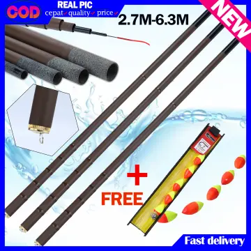 Sougayilang Carp Fishing Rod Hand Pole 2.7/3.6/4.5/5.4M Portable