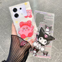 เคสโทรศัพท์ Infinix Note 30i 30 Pro VIP 30i ร้อน30 NFC 5G 4G ปลอกดีไซน์ใหม่น่ารักลายการ์ตูน Kuromi Kirby เคสนิ่มพร้อมที่ตั้งการ์ตูน2023