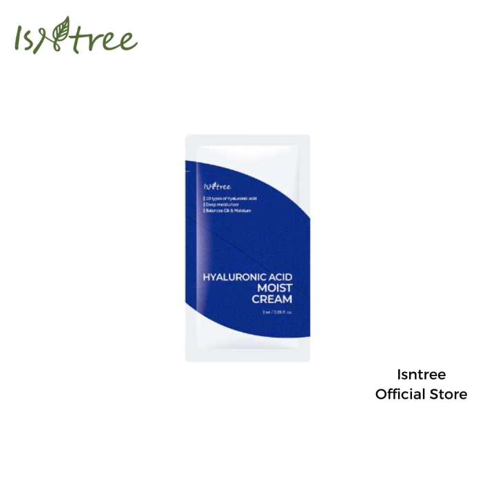 Isntree Hyaluronic Acid Moist Cream [Sample Sachet] | Lazada PH