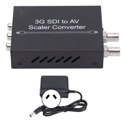 3G SDI to AV Converter SDI to PAL / NTSC‑M Video Converter for Camera Home Theater AC 100‑240V