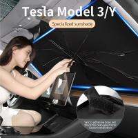 สำหรับ Tesla รุ่น3 Yxs Series เฉพาะทนทานรถกระจกบังแดดร่ม Sun Protection ม่านบังแดดรถยนต์ Sun Visor