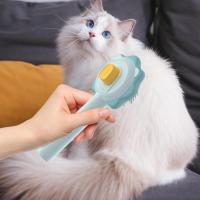 Cat Brush Comb Pet Self Hair Cleaning Slicker Lint Remover 1Pc Puppy Kitten Dog Massager Gentle Shedding Easy To Use Groomer Brushes  Combs