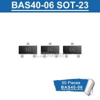 50pcs BAS40-06 SOT-23 200ma 40v SOT23 SMD Transistor Screen Printing 46