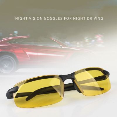Anti-UV Night Vision Sunglasses Day Night Driving Glasses Sunglasses for Men Polarized Fashion Outside Adult Eyewear Cycling Sunglasses