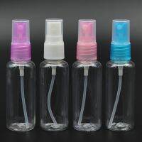 CW 50pcs/Lot 40ML Multicolour Cap Cylinder SprayPerfume BottlePETColorBottles Containers Perfume Spray