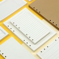 90 Sheet A6 Loose Leaf Notebook Refill Spiral Binder Inner Page Weekly Monthly To Do Line Dot Grid Inside Paper Stationery Note Books Pads