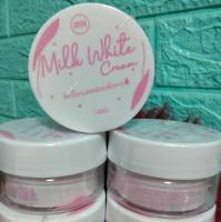 หัวเชื้อนมสด  เอ็มเอ็น มิลค์ ไวท์ ครีม   MN milk White Cream  ผลิตภัณฑ์บำรุงผิวกาย   ขนาด 100 กรัม