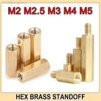 ✓ M2 M2.5 M3 M4 M5 Hexagonal Copper Standoff for PCB Circuit Boards and Computer Motherboards Threaded Support Pillars Screw Bolt