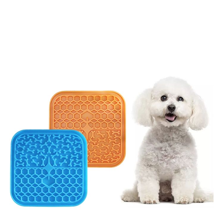 pet-lick-silicone-mat-for-dogs-pet-slow-food-plate-dog-bathing-distraction-silicone-dog-sucker-food-training-dog-feeder-supplies