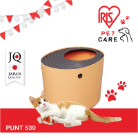 ห้องน้ำแมว โถขับถ่ายสำหรับแมว IRIS OHYAMA ไอริส โอยามะ CAT TOILET รุ่น PUNT-530 มี 2 สีให้เลือก