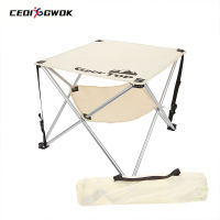 CEOI GWOK โต๊ะแคมป์โต๊ะพกพาน้ำหนักเบาและทนทานสำหรับตั้งแคมป์กลางแจ้งและบาร์บีคิวโต๊ะตั้งแคมป์ขนาดเล็ก
