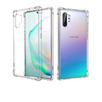 BKKONLIE For Samsung Galaxy Note 10  / Samsung Galaxy Note 10 Plus พลัสคลาสสิกซอฟท์อะคริลิซิลิโคนพีซีที่มีความยืดหยุ่นกรณีป้องกันช็อกหลักฐานบางพอดีกรณีสำหรับ Samsung Galaxy Note10Pro Coque ปกหลังกรณี Funda สำหรับ Samsung Galaxy Note10   6.10, 6.80 นิ้ว