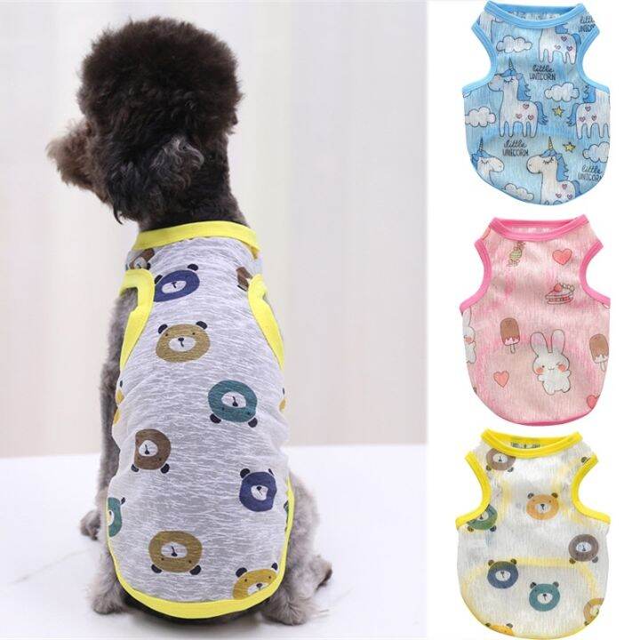 Pet Clothes Cute Carton Dog Clothes Pet Cloth for Small Dog Medium Dog