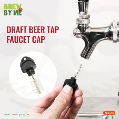 ที่ปิดแทป Draft Beer Tap Faucet Cap &amp; Brush