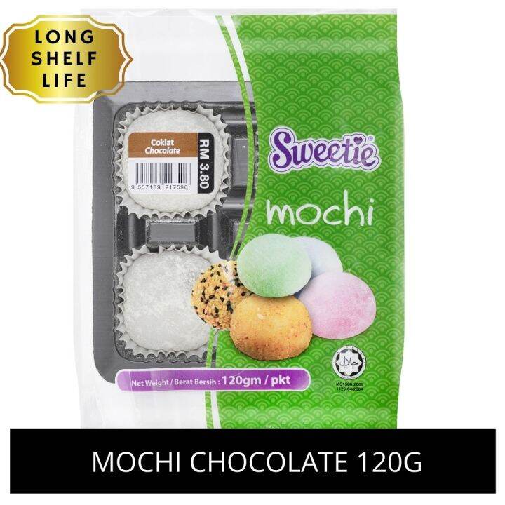 [Sweetie] 5 Flavours Japanese Rice Cake (Mochi Halal) Peanut Butter/Red