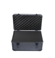Portable Aluminum Tool Box Safety Equipment Toolbox Instrument Case Storage Suitcase Impact Resistant Case With Pre-cut Sponge
