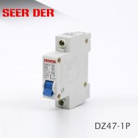 Dz47-63 6a 16a 10a 1P Ac 230V หรือ400V 20a 25a 32a 40a 50a 63a เบรกเกอร์ Mcb ขนาดเล็กสวิตช์คัทเอาท์เครื่องสับสวิตช์เบรกเกอร์