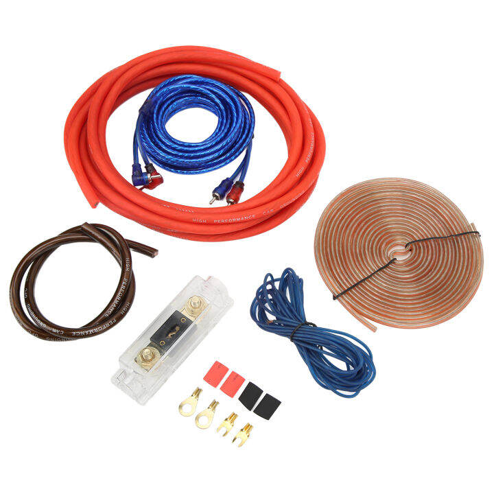 Car Audio Wiring Kit Anti Interference Power Amplifier Installation Kit