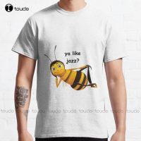 New Bee Movie - "Ya Like Jazz" Classic T-Shirt Cotton Tee Shirt S-3Xl Black Tshirt Men Custom Aldult Teen Unisex Custom Gift