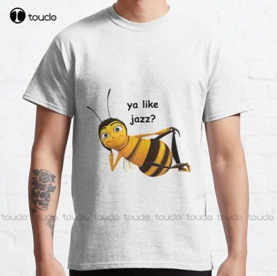 New Bee Movie - "Ya Like Jazz" Classic T-Shirt Cotton Tee Shirt S-3Xl Black Tshirt&nbsp;Men Custom Aldult Teen Unisex Custom Gift