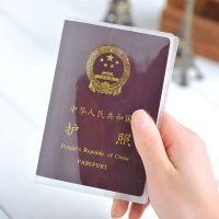 1 Pcs Travel Waterproof Dirt Passport Holder Cover Wallet Transparent PVC ID Card Holders Business Credit Card Holder Case Pouch Card Holders