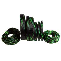 【cw】 25M 25mm Insulated Cable Sleeve PET Expandable Density Sheathing Insulation Braided ！