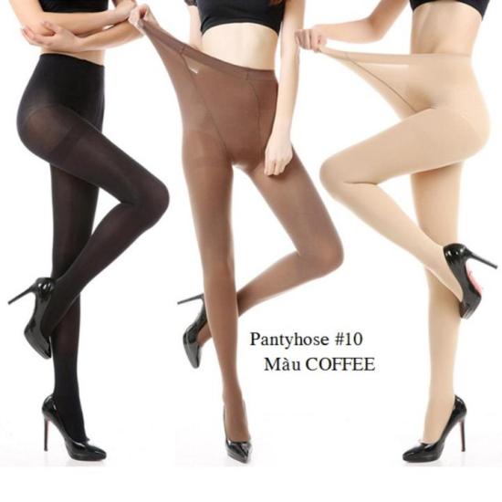 Hcm coffee color pantyhose socks concealer coffee 10 super soft and supple - ảnh sản phẩm 1