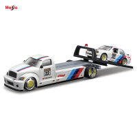 ไม่มีกล่อง Maisto 1:64 FLATBED1988 BMW M3 E30 1965 FORD MUSTANG Elite Transport Die-Casting รถรุ่น Collection ของขวัญของเล่น