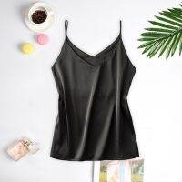 ♘✌✒ MIARHB Silk Camisole on for Short Female Camis Ultra Thin camisola de mujer 2020