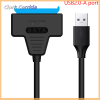 [Clark Carrida] SATA เป็น USB 3.0 2.0 Type-C อะแดปเตอร์สำหรับ2.5 3.5นิ้วเอ็กซ์เทอร์นัลฮาร์ดดิสก์ SDD แผ่นฮาร์ดไดรฟ์แปลงสายขับอุปกรณ์เชื่อมต่อภายนอก