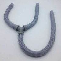 【hot】 Sink Three-way Drain Hose Y-type Sewer for Washing Machine Tee Silicone Pipe Accessories