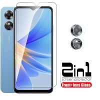 2 IN 1 Camera Lens Screen Protector For Oppo A17 4G Tempered Glass For A57 A77 5G Oppoa17 Oppoa57 Oppoa77 Protective Glass Guard