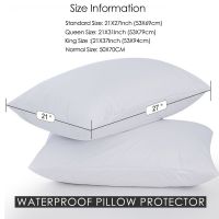 【hot】✸❏ 1PC Cover Protector Anti Mites Bed Bug Proof Allergy Pilow 50X70CM