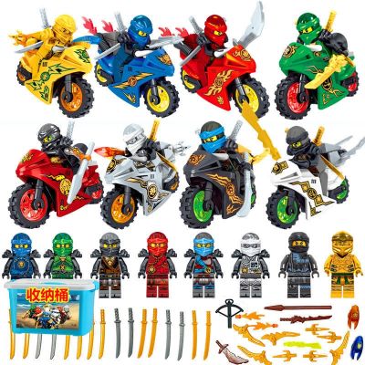 2023 New Phantom Ninja Figures Chinese Building Blocks Childrens Educational Assembled Toys Boys Gift Puzzles 【AUG】