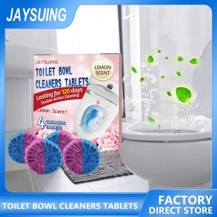 Jaysuing Toilet Cleaning Tool Toilet Bowl Cleaner Effervescent Tablets