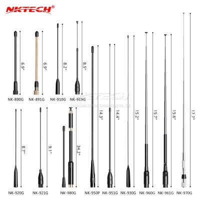 NKTECH SMA-Male Antenna Dual Band For TYT MD-380 MD-390 GPS MD-UV380 MD-UV390 TH-UV8000D TH-UV3R UV8000E Retevis RT82 RT3 GT-77S