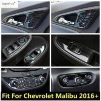 “{》} ที่เท้าแขนชามยกกระชับหน้าต่างหลอดไฟหน้าโคมไฟตัด AC อากาศสำหรับ Chevrolet Malibu 2016-2020อุปกรณ์สแตนเลสสตีล