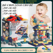 Lego xếp hình 260 360 520 chi tiết cho bé