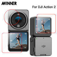 กระจกเทมเปอร์เคสป้องกันหน้าจอสำหรับ DJI Action 2ฟิล์มป้องกันสำหรับ DJI Action 2อุปกรณ์เสริมแก้ว