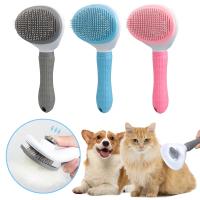 Dog Comb Dog Brush Finishing Cleaning Hair Stainless Steel Long Haired Dog Grooming Tools Pet Cat Beauty Brush Removes Loose Fur