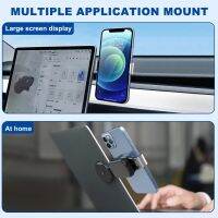 บอร์ดเครื่องมือที่วางโทรศัพท์ในรถที่วาง GPS ที่วางโทรศัพท์ในรถอัจฉริยะแบบปรับได้เหมาะสำหรับภายในรถยนต์ Tesla รุ่น3